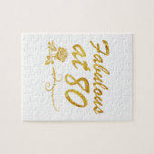 Fabelachtig bij 80 jaar legpuzzel (Horizontaal)