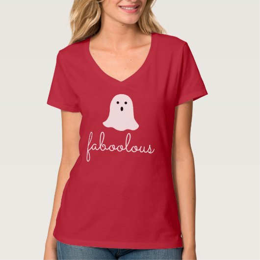 Fabelachtig boo ghost T-shirt voor Halloween (Voorkant)