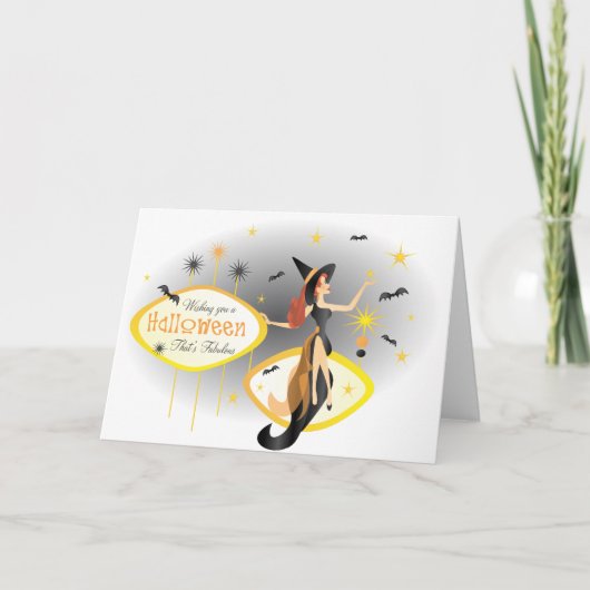 Fabelachtig Halloween Kaart (Voorkant)