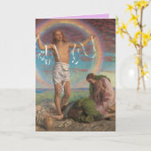 Fabelachtige Jesus door William Holman Hunt Kaart (Gele Bloem)