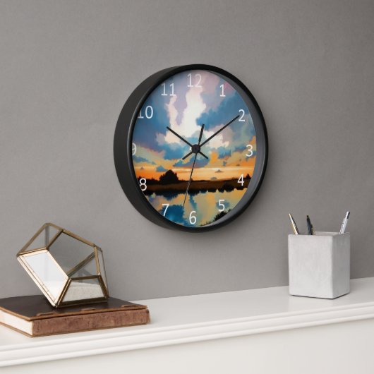 Fabelachtige wolk ,Reflecties, zon boven water (Kantoor)