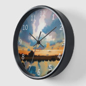 Fabelachtige wolk ,Reflecties, zon boven water (Hoek)