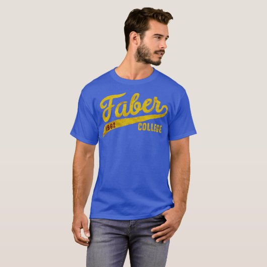 Faber College Grappig T-shirt (Voorkant volledig)