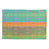 Faberge Geïnspireerd Roos Floral Folk Revival Pill Kussensloop (Achterkant)