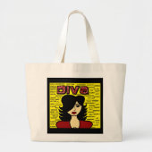 FABFUNKY DIVA-TAS GROTE TOTE BAG (Voorkant)