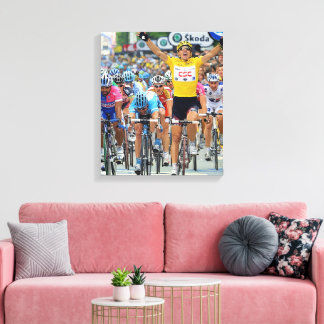 Fabian Cancellara Vroege Held Etappe 3 Tour de Fra Canvas Afdruk