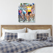 Fabian Cancellara Vroege Held Etappe 3 Tour de Fra Canvas Afdruk (Insitu (Slaapkamer))