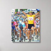 Fabian Cancellara Vroege Held Etappe 3 Tour de Fra Canvas Afdruk (Voorkant)