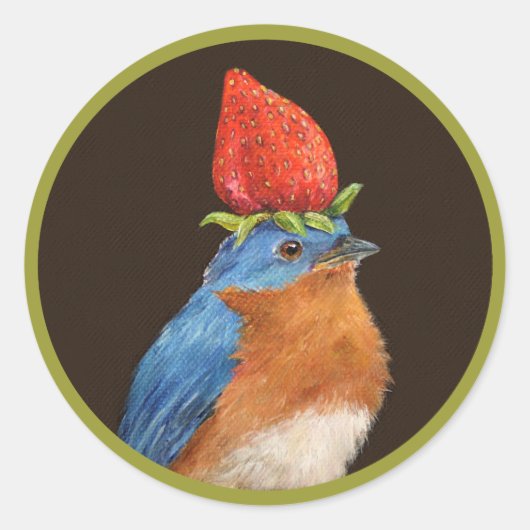 Fabian de bluebird stickers (Voorkant)