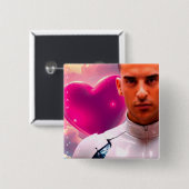 Fabian Starr Digital Love Fan Button (Voorkant /achterkant)