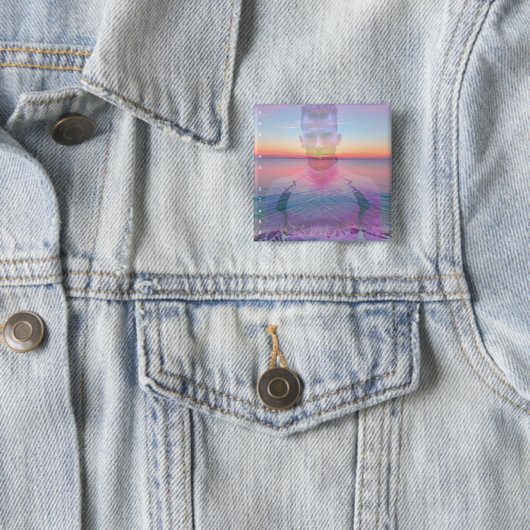 Fabian Starr Digital Love Fan Button (In situ)