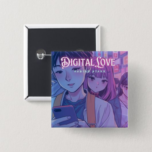 Fabian Starr Digital Love Fan Button (Voorkant /achterkant)