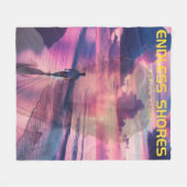 Fabian Starr's Endless Shore-beveiligingsdeken Fleece Deken (Voorkant (Horizontaal))