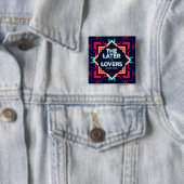 Fabian The Later Lovers Fan Knop  Vierkante Button 5,1 Cm (In situ)