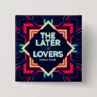 Fabian The Later Lovers Fan Knop  Vierkante Button 5,1 Cm