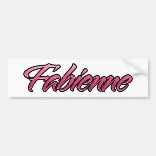 Fabienne fred roze Aufkleber Sticker