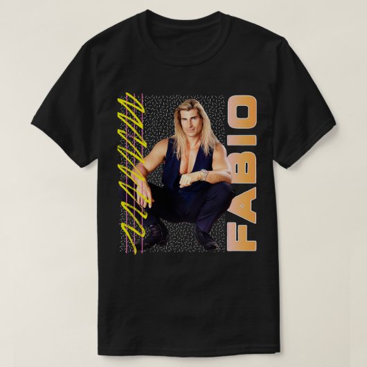 Fabio 90s esthetisch t-shirt (Design voorkant)