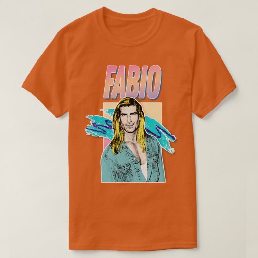 Fabio esthetische jaren '90 stijl ontwerp t-shirt (Design voorkant)