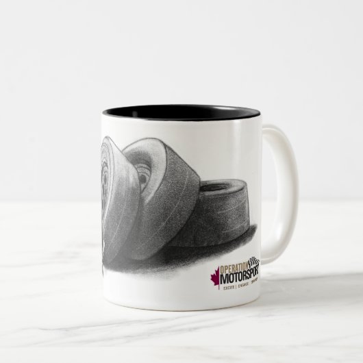 Fabio Napoleoni Operation Motorsport Coffee Mok (Voorkant rechts)
