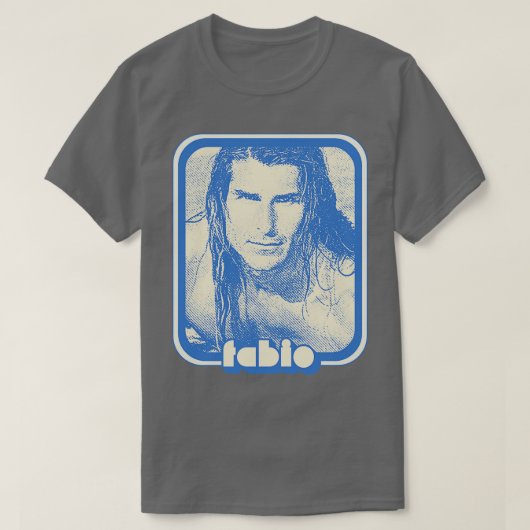 Fabio Retro 90s esthetisch ventilatorontwerp 1 T-shirt (Design voorkant)