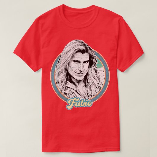 Fabio Retro 90s esthetisch ventilatorontwerp 2 T-shirt (Design voorkant)