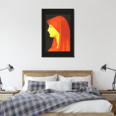 Fabiola', Jean Jacques Henner_Portretten Canvas Afdruk (Insitu (Slaapkamer))