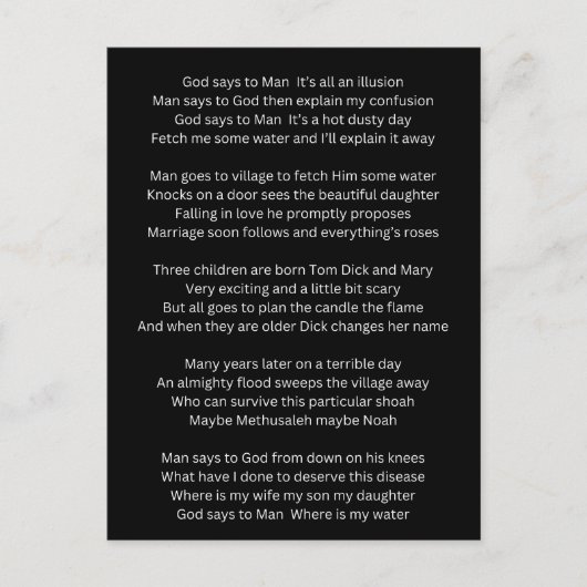 Fable Briefkaart (Voorkant)