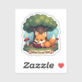 Fabled Forest Tales - Schattigee Fox Sticker (Vel)