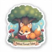 Fabled Forest Tales - Schattigee Fox Sticker (Voorkant)
