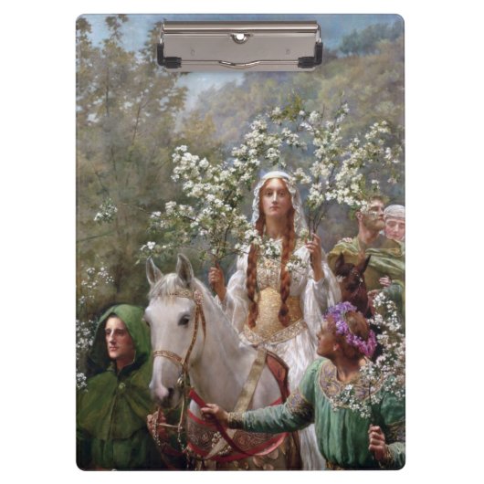 Fabled Queen Guinevere (by John Collier) Klembord (Voorkant)