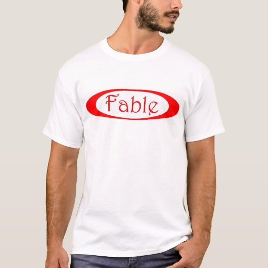 FABLElogo-rood T-shirt (Voorkant)
