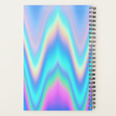 Fabolische neonholografische eenroze naam planner (Achterkant)