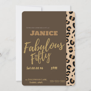 Fabolous Cheetah 50ste Kaart