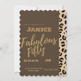 Fabolous Cheetah 50ste Kaart