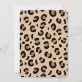 Fabolous Cheetah 50th  Kaart (Achterkant)