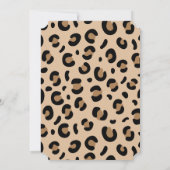 Fabolous Cheetah 50th  Kaart (Achterkant)