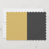 Fabolous Gold Golden 50th Personalized Kaart (Achterkant)