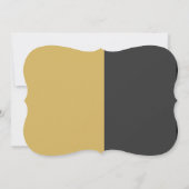 Fabolous Gold Golden 50th Personalized Kaart (Achterkant)