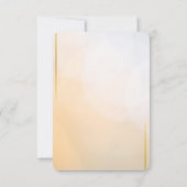 Fabolous Gold Golden 50th Personalized Kaart (Achterkant)