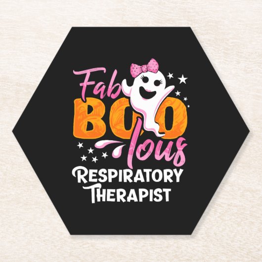 Fabolous Respiratory Therapeut Halloween Kartonnen Onderzetters (Voorkant)