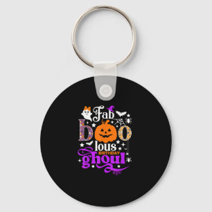 Faboolous Birthday Ghoul Shirt Funny Boo Pumpkin H Sleutelhanger