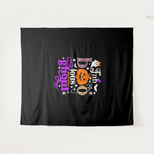 Faboolous Birthday Ghoul Shirt Funny Boo Pumpkin H Wandkleed (Voorkant (horizontaal))