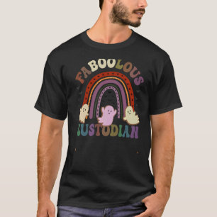 FaBOOlous CUSTODIAN Costume This is my Spooky T-shirt