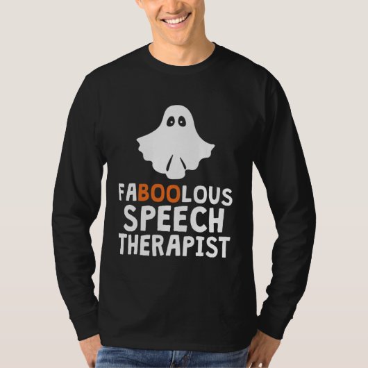 Faboolous Fabulous Speech Therapist Teacher Hallow T-shirt (Voorkant)
