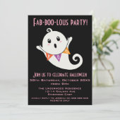 FABOOLOUS HALLLOWEEN PARTIJ KAART (Staand voorkant)