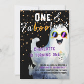 FaBOOlous Halloween Little BOO Baby 1e Verjaardag Kaart (Voorkant)