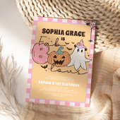 Faboolous Leuke Ghost Groovy Halloween Verjaardag Kaart