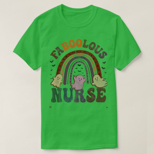  FaBOOlous NURSE Costume Dit is mijn woordspeling T-shirt (Design voorkant)