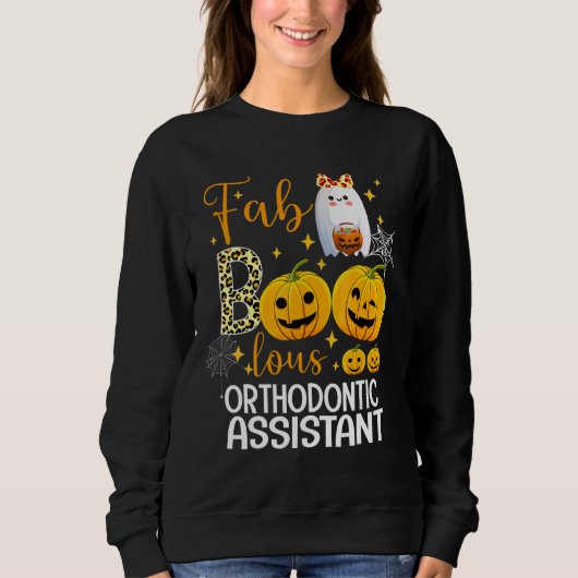 Faboolous Orthodontic Assistant Dental Happy Hallo Trui (Voorkant)