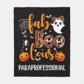 Faboolous Paraprofessional Fun Para Squad Happy Ha Fleece Deken (Voorkant)
